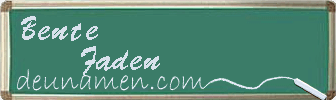 Bente Faden Visitenkarte